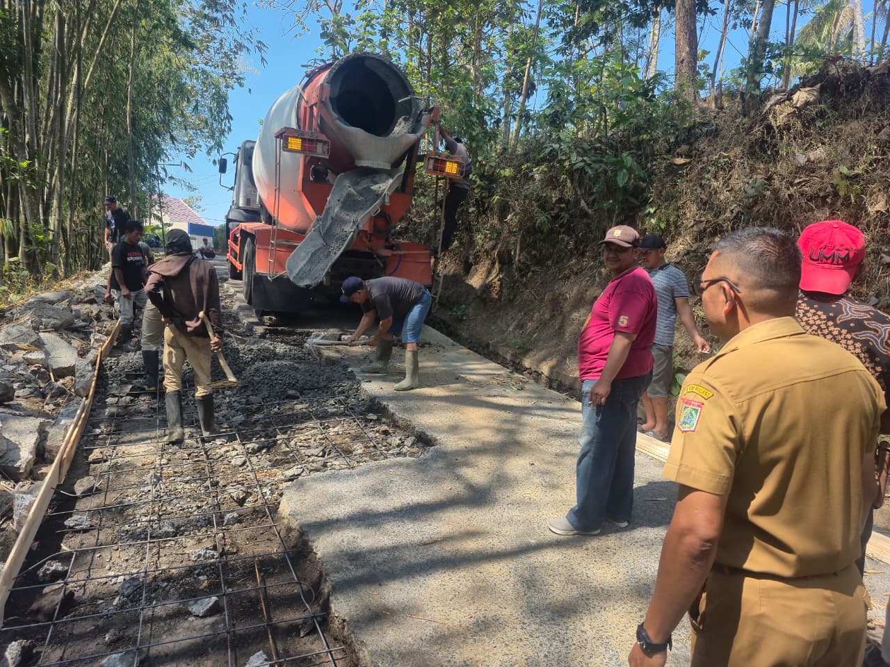 Gerak Cepat Pemdes Parangargo, Jalan Amblas di Dusun Durenan Diperbaiki dalam Dua Hari